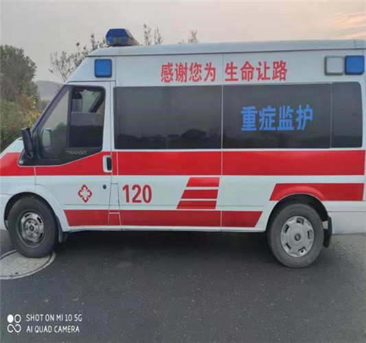 泰山救护车出租服务案例3